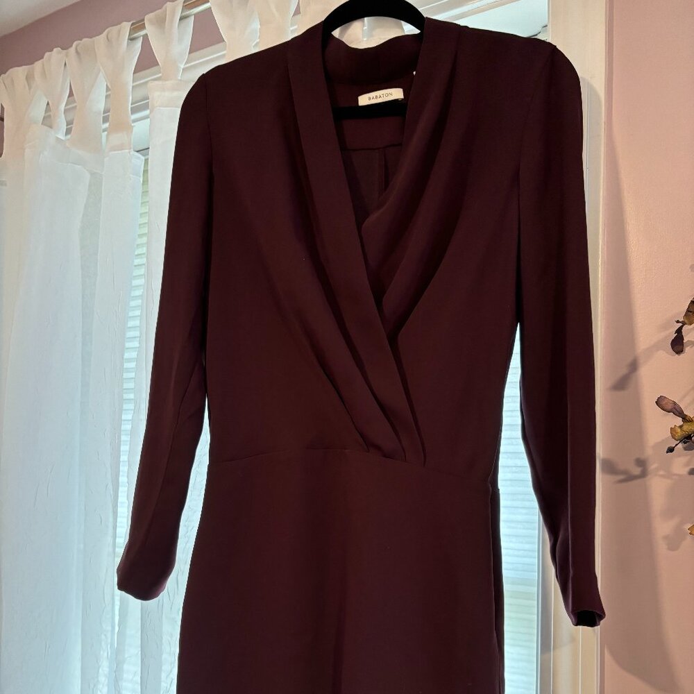 Aritzia Babaton Maroon Dress size 2